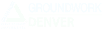 Groundwork Denver logo in white
