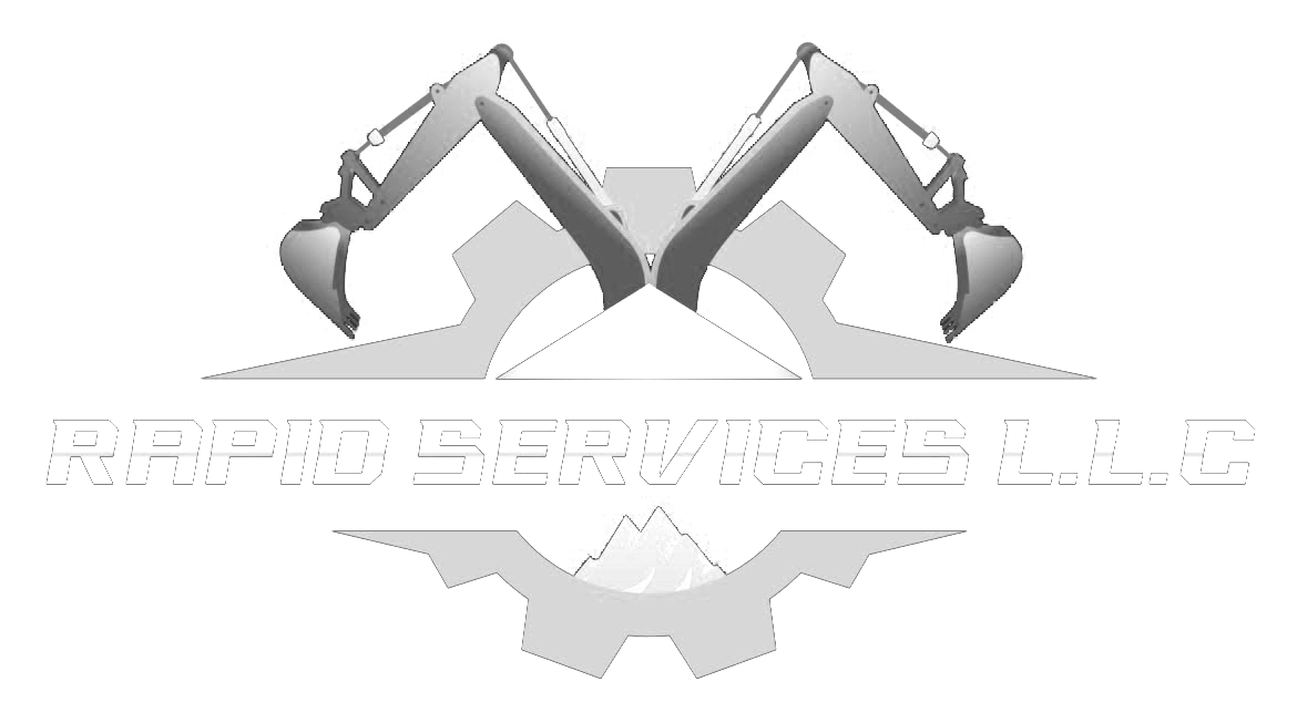 Rapid Services LLC logo in white