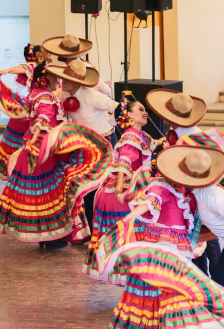 Latin heritage dancers at Latin Fest, co-hosted by UCAN and GlobeHall
