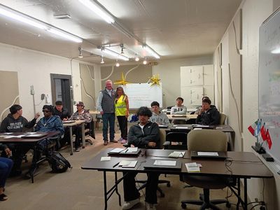 Young adults participating in a Youth Workforce Development seminar hosted by UCAN in partnership with the National Western Center